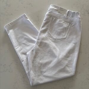 J. Jill Authentic Fit White Slim Ankle Jeans NWT Sz. 20